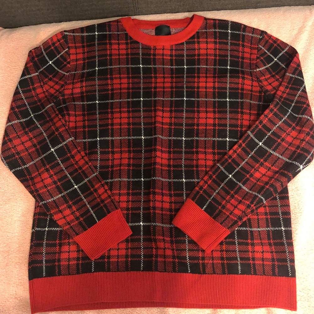 H&M Plaid Sweater